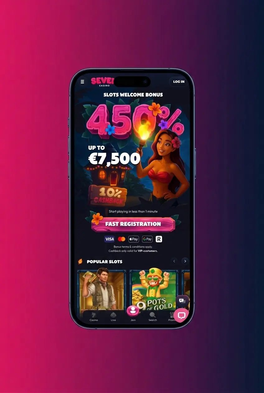 Step-by-step guide to starting slots at Seven Casino including login, deposit, bonus activation, and first spin