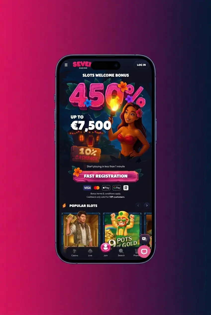 Step-by-step guide to start playing slots at Seven Casino including login, deposit, bonus activation, and first spin