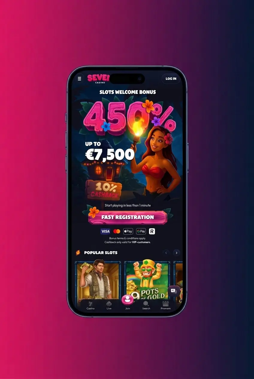 Step-by-step guide to start playing slots at Seven Casino including login, deposit, bonus activation, and spin