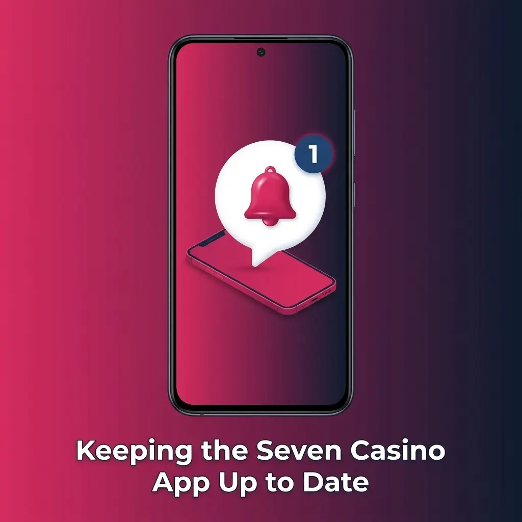 Seven Casino App update guide showing Android APK manual update steps and iOS PWA automatic update process