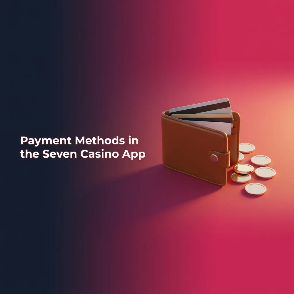 Seven Casino app payment methods table showing cards and crypto options with GBP limits and SSL encryption protection