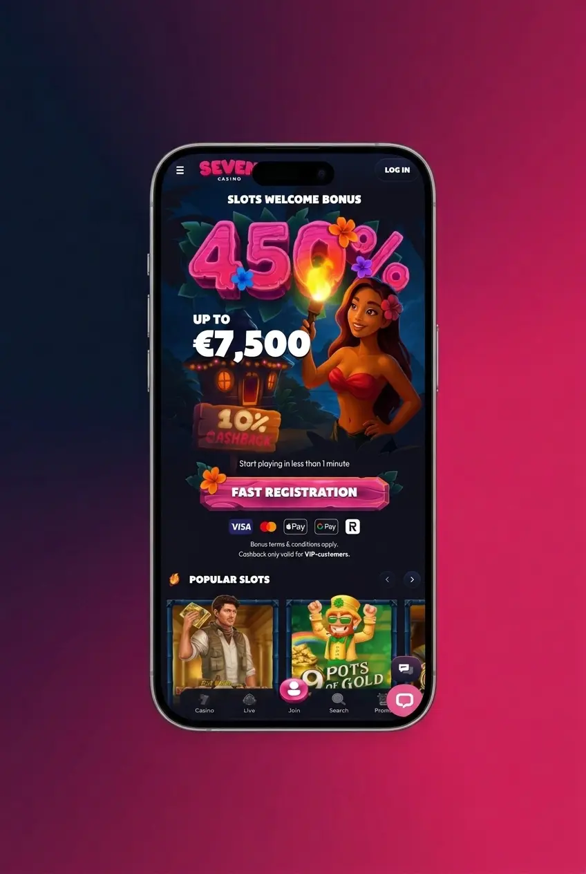 4-step guide to placing a bet on Seven Casino sportsbook app covering Premier League, Champions League, horse racing, and tennis