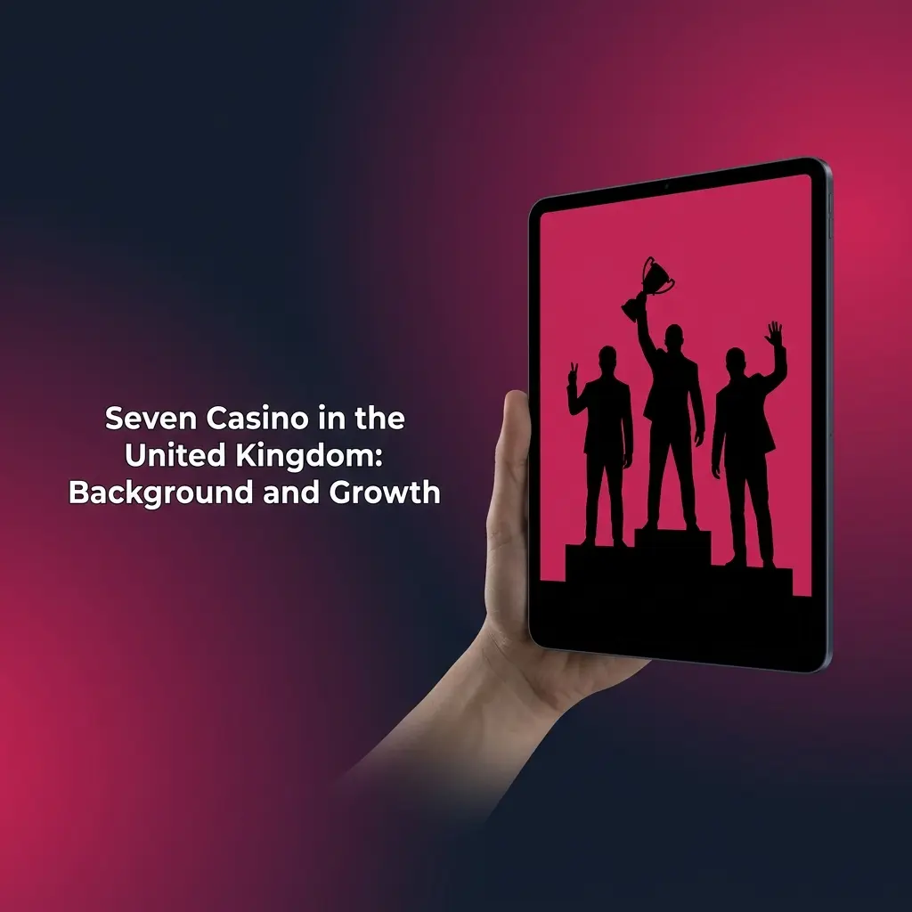 Seven Casino UK homepage showing brand growth since 2020 with GBP support and sports betting promotions for British players