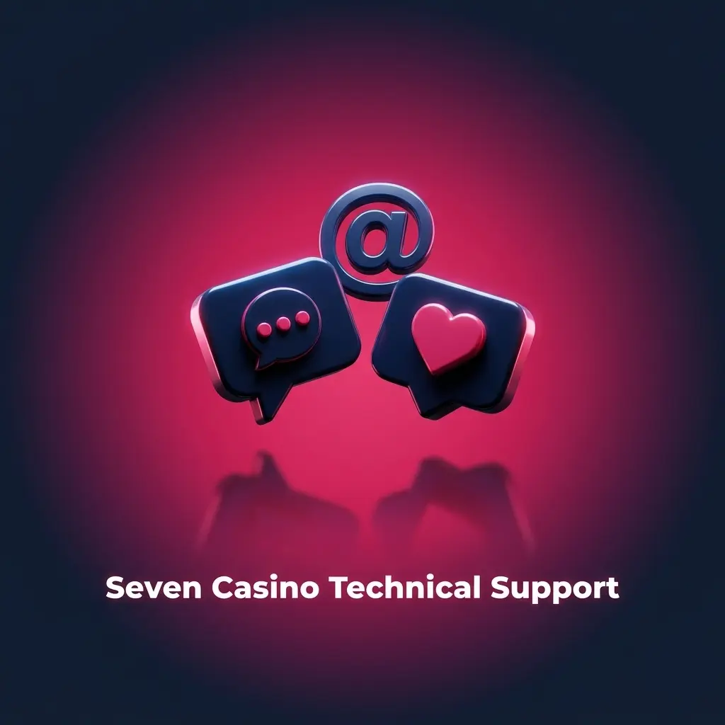 Seven Casino technical support team helping players resolve login, payment, and game loading issues via live chat and email