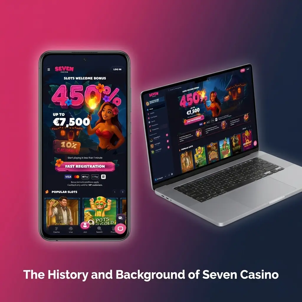 Seven Casino licensed UK gaming platform history background operated by Afflinkers with welcome bonus and responsible gambling tools